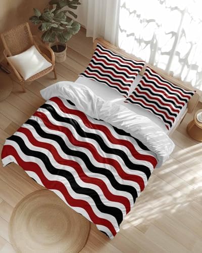 ZOE GARDEN Queen Duvet Cover Set 3 Piece with Pillowcases