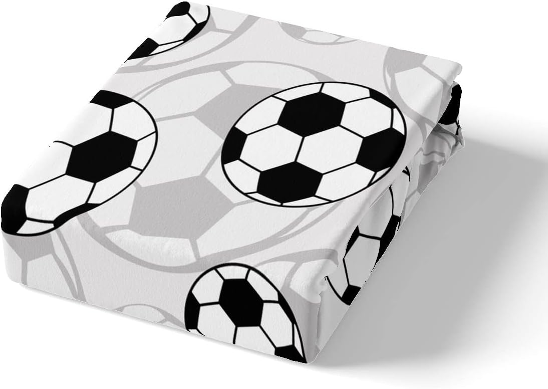 Feelyou Football Bed Sheet Set for Kids