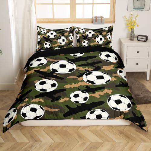 Erosebridal Camo Duvet Cover Set Twin Size 68x90