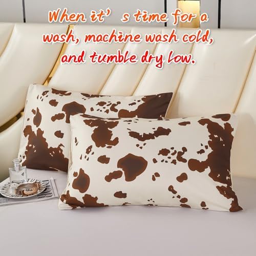 PERFEMET Cow Print King Size Comforter Set