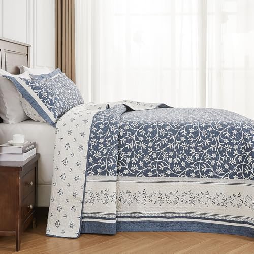 PANGUSHAN 102x120 Cotton Bedspread Set Reversible