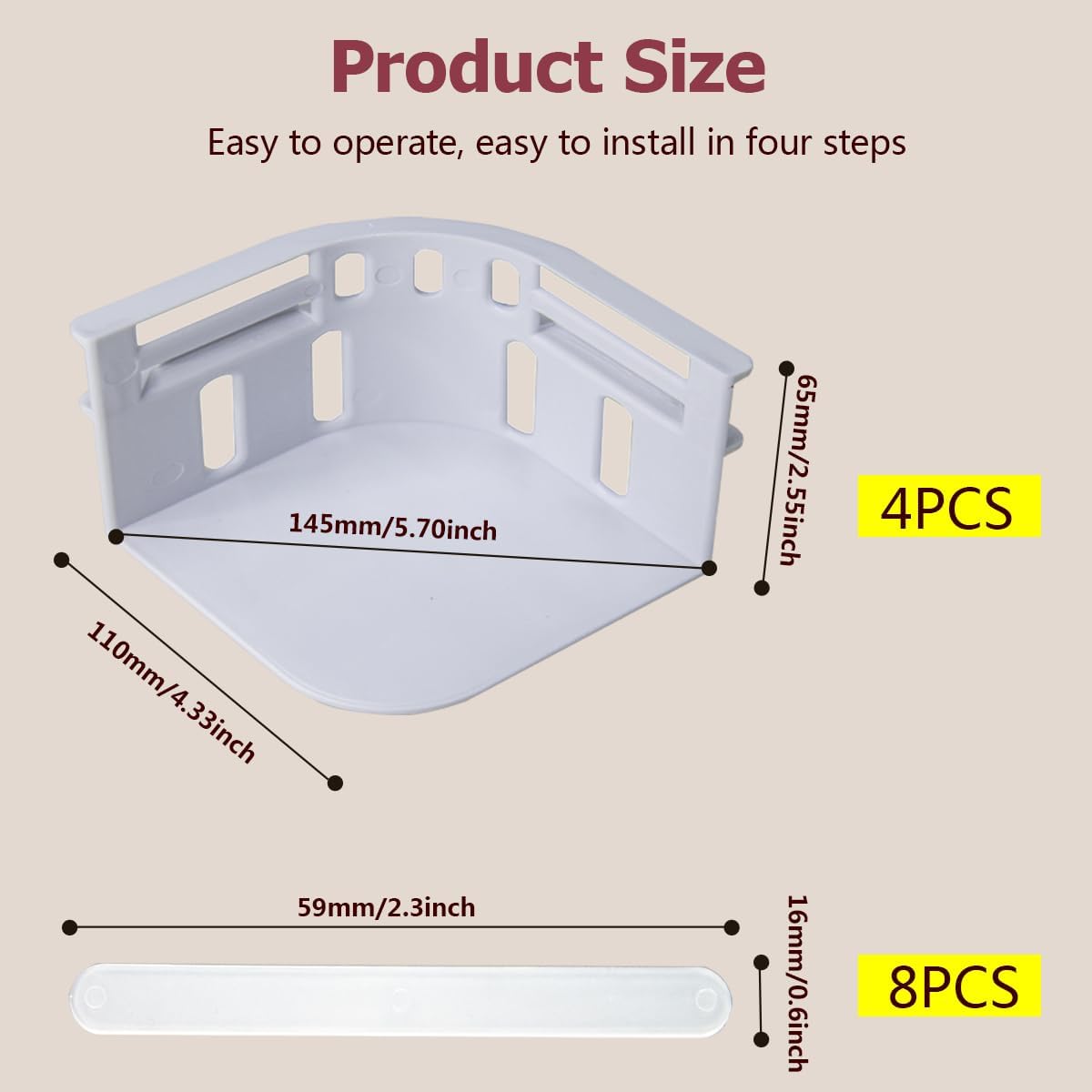 JENHOME Bed Sheet Holders for Corners with 8 Straps