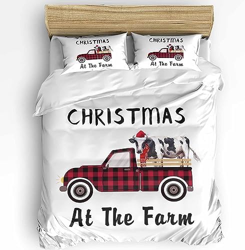 LooPoP Farm Christmas Comforter Set California King 1