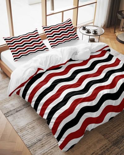 ZOE GARDEN Queen Duvet Cover Set 3 Piece with Pillowcases