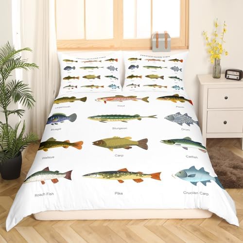 Feelyou 3D Print Duvet Cover Set for Kids and Teens