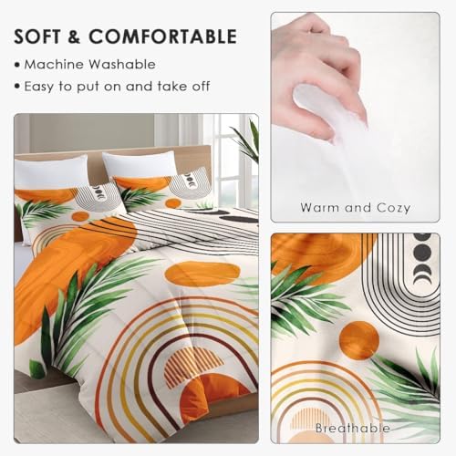 WeCozy King Size Comforter Set with 2 Pillowcases