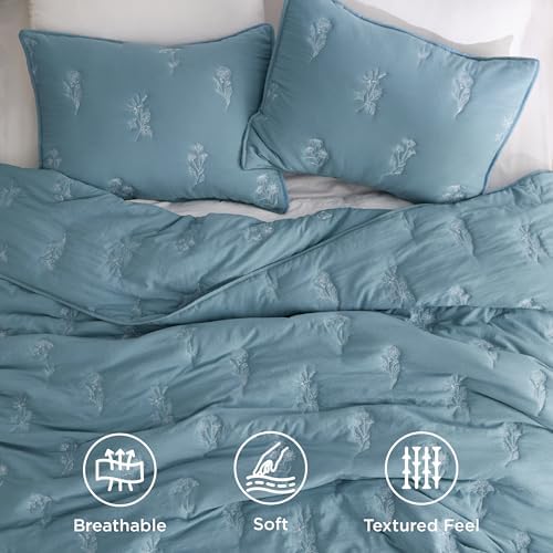 Bedsure Botanical Floral Quilt Set King Size