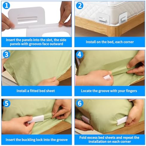 UBASTER Heavy Duty Sheet Holders for Corners