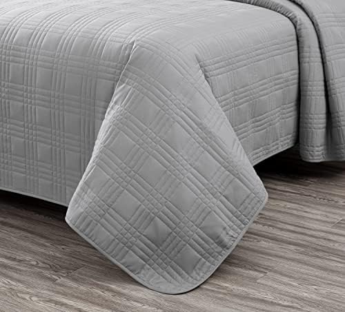 Chezmoi Collection Kingston 3-Piece Bedspread Set