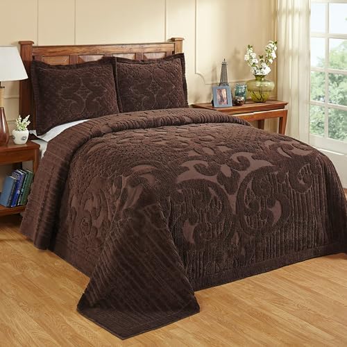 Better Trends Chenille Bedspread Set King Size 1