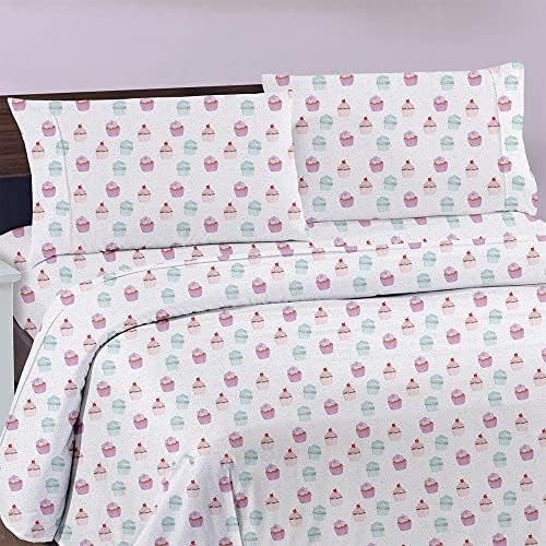 Softan Kids Bed Sheet Set Twin Size Ice Cream Pattern