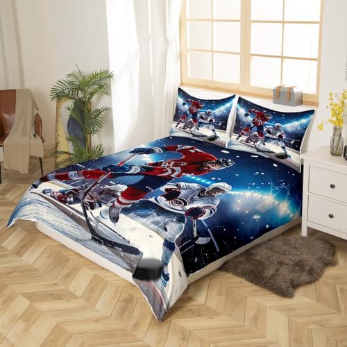 Erosebridal Hockey Duvet Set Twin Size