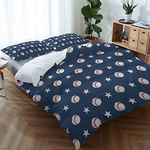 LooPoP California King Duvet Cover Set with Zipper and Pillow Cases