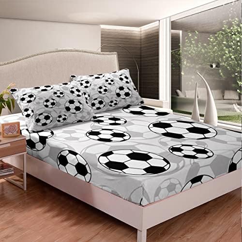 Feelyou Football Bed Sheet Set for Kids