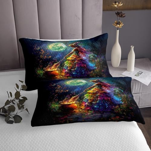 Manfei Witch Princess Queen Bedspread Set