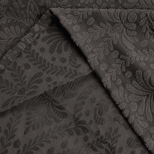 Superior Aspen Cotton Blend 2 Piece Bedspread Set Charcoal