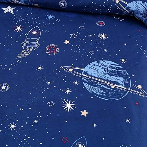 Feelyou Kids Galaxy Space Bed Sheet Set King Size