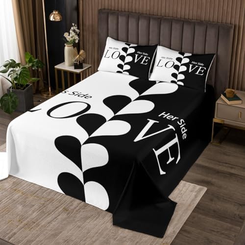 Erosebridal Queen Bedspread Set with 2 Pillow Cases