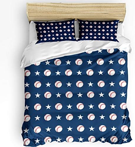 LooPoP California King Duvet Cover Set with Zipper and Pillow Cases