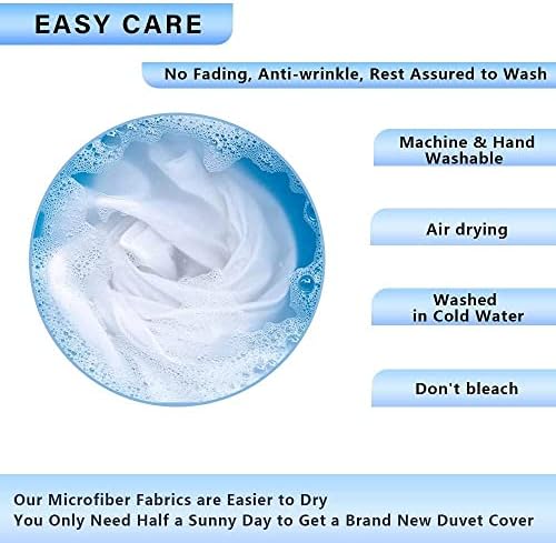 ZZXHG Duvet Cover Set Full Size 3D Print Microfiber