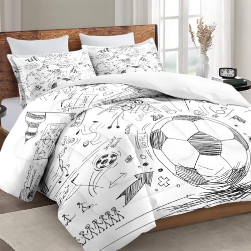 WeCozy Full Size Comforter Set with 2 Pillowcases
