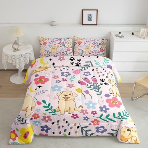 Erosebridal Floral Dog Comforter Set for Kids 1