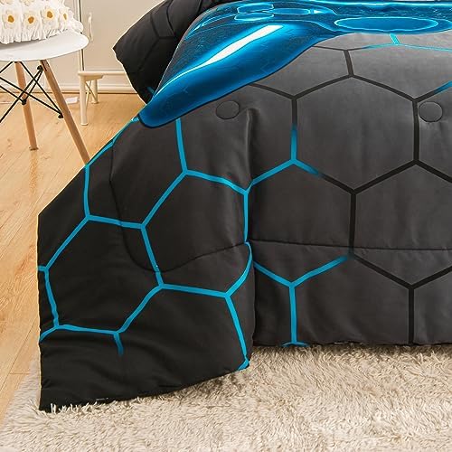 NTBED Game Console Comforter Set - Blue King 3D Design