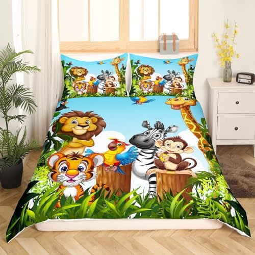 Erosebridal Animals Bedding Set Full Size Kids Duvet Cover