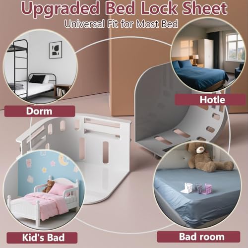 JENHOME Bed Sheet Holders for Corners with 8 Straps