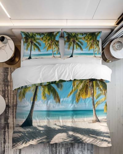 Ocean Bed Duvet Cover Queen Size with Matching Pillowcases