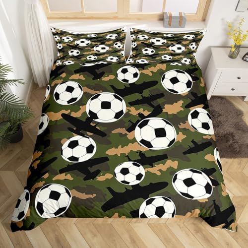 Erosebridal Camo Duvet Cover Set Twin Size 68x90