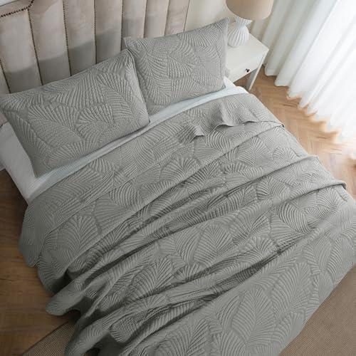 Petrichor Gray Bedspread King Size Set