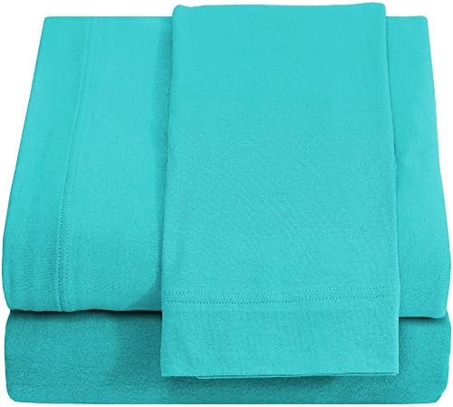 100 Cotton Breathable Twin XL Jersey Knit Sheet Set