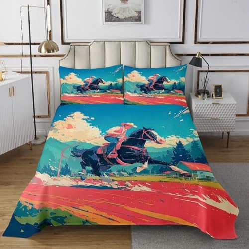 Erosebridal Western Cowboy Bedspread Set Queen