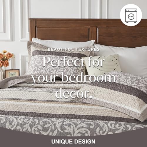 FineStichery Farmhouse King Bedspread Set 120x120