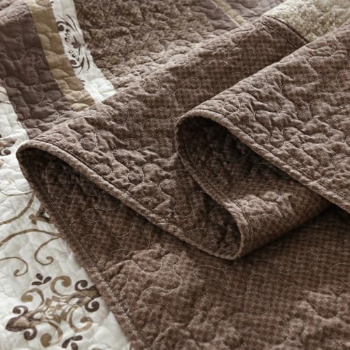 DDUOXIN King Bedspread 120x120 3 Piece Set 1