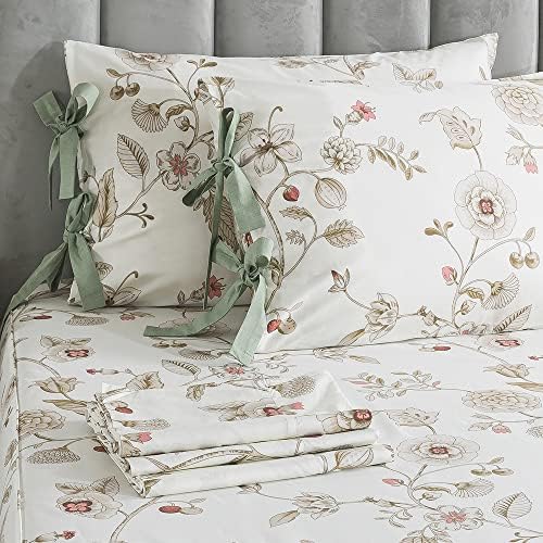 FADFAY Floral Twin XL Sheets 4Pcs Set