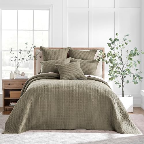 Levtex Home Mills Waffle King Bedspread Set