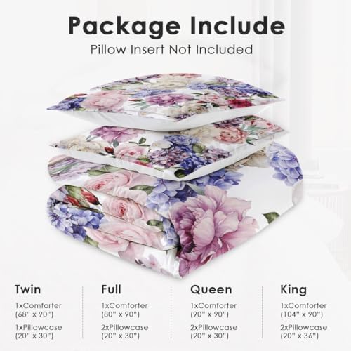 WeCozy King Size Comforter Set with 2 Pillowcases 1