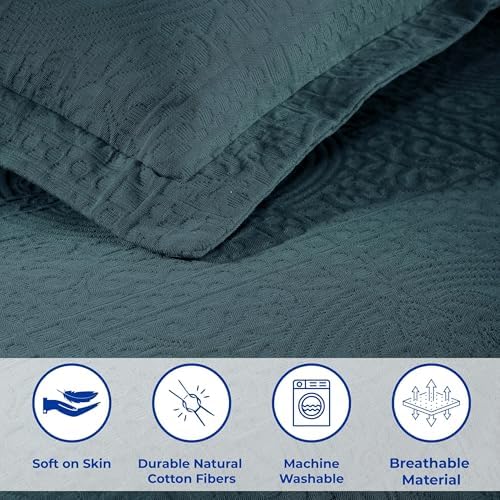Superior Cotton Fleur De Lis Bedspread Set
