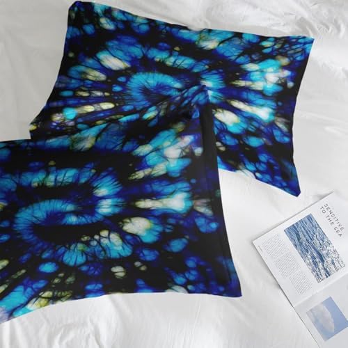 Pamnest King Size Tie Dye Bed Sheet Set 4pcs