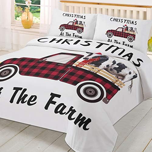 LooPoP Farm Christmas Comforter Set California King 1