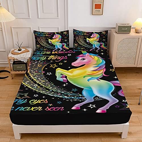 Zillons DXH Unicorn Bedding Set Queen Size