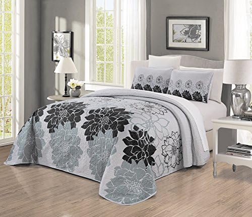 Grand Linen 3-Piece King Size Bedspread Set