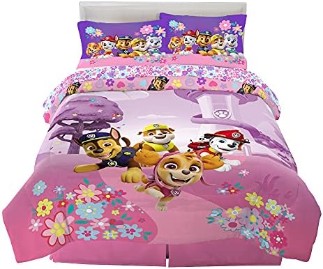 Franco Kids Bedding Comforter Set with Sheets Paw Patrol Girls