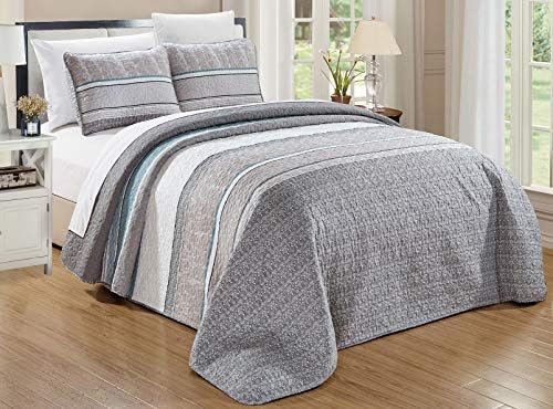 Grand Linen 2-Piece Reversible Bedspread Set