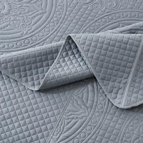 Qucover Oversized King Bedspread Set 3 Piece
