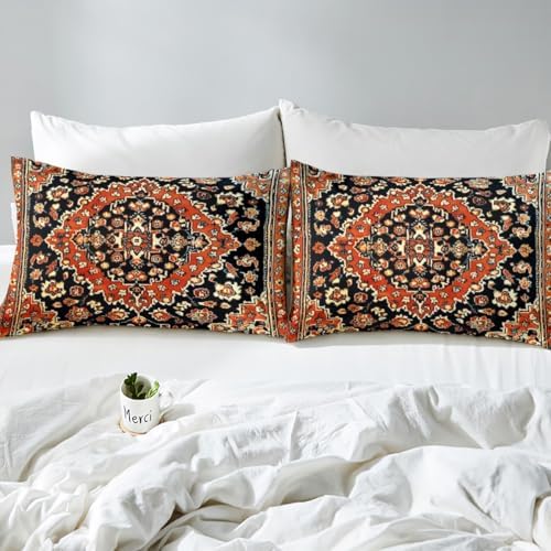 Homewish European Floral Pattern Queen Duvet Cover Set