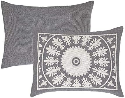 Superior Cotton Blend Bedspread 2-Piece Set Twin Charcoal