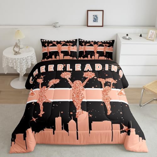 Erosebridal Cheerleader Comforter Set for Girls Women 1